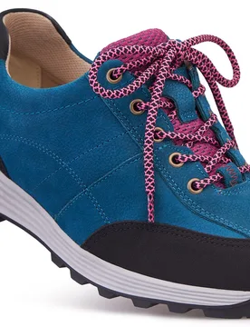 Minnie High‑Performance Women's Extra Wide Shoes for Swollen Feet - Teal Multi - Size: 5 XXW - Cosyfeet - FashionsVida