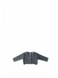 Cardigan girocollo ANTRACITE 18M