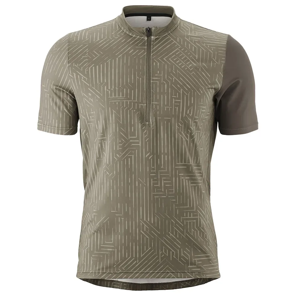 Maglia A Maniche Corte Adventure Half Zip Gray Phoenix - Gonso - FashionsVida