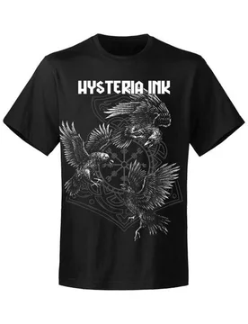 T-Shirt - The Three Crows - S bis XL - für Männer - Größe M - schwarz - Männer - male - Hysteria Ink - FashionsVida