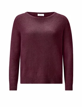 Richroyal Pullover rosso scuro S - Richroyal - FashionsVida