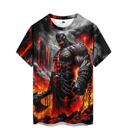 Winter Loungewear Vibrant Colorful Men's 3D Printed Short Sleeve T-Shirt - Couple Outfit