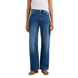 Jeans Taille Haute Lexa Straight Fit Authentic Pepe Blue 26