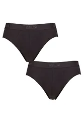 Mens 2 Pack SLG Baselayer Briefs Charcoal XL - Grey - Size: Extra Large