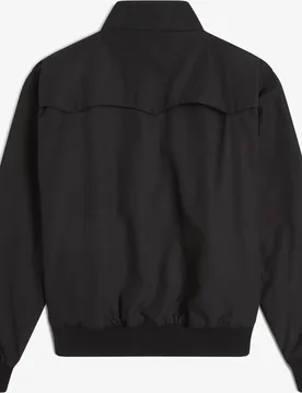 Cazadora bómber de hombre Harrington con cuello alto y cremallera - Fred Perry - FashionsVida