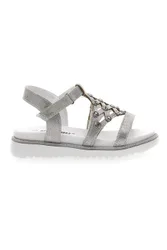 Sandali Argento Con Borchie 535 28