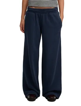 Joggers Essential Logo Wide Leg Richest Navy S - Superdry - FashionsVida
