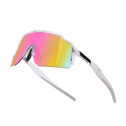 Occhiali per bici ciclismo STRIVE trasparenti lenti rosa