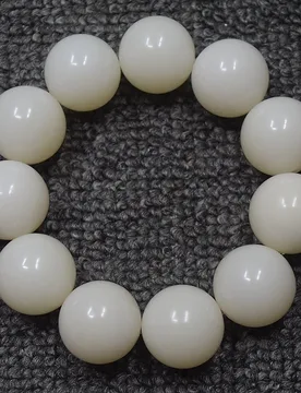 White Jade Root Bead Bracelet for Men, Large Bodhi Seeds, 12-26mm Finely Polished Round Beads - Aliexpress - FashionsVida