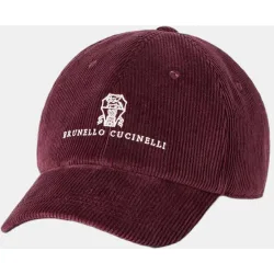 Gorra de baseball de pana con logotipo