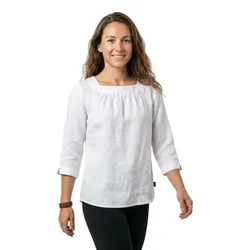 Elsie Long Sleeve Shirt White S Women