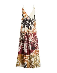 Maxi-Kleid Damen Beige XS Damen
