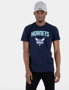 T-shirt à Manches Courtes Nba Regular Charlotte Hornets Dk Blue L - New era - FashionsVida