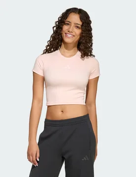 T-shirt Future Icons Baby Soft Touch 11-12A Blush Pink / Pink Tint - Adidas - FashionsVida