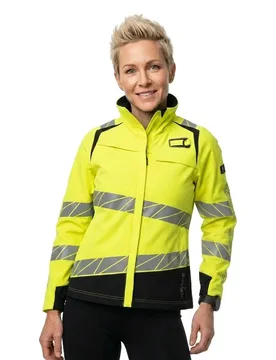 Veste Ultimate Stretch High Visibility Yellow / Dark Navy Blue 4XL - MASCOT - FashionsVida