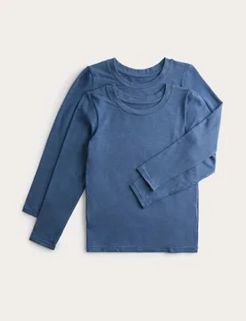 Pack Heatgen™ Thermal Lightweight Tops (2-14 Yrs) Denim male - M&S - FashionsVida