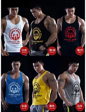 DROZENO Men's Pure Cotton Sports Vest Loose Fit Summer Training Top I-character Design Show Muscle Fitness Clothing - Aliexpress - FashionsVida
