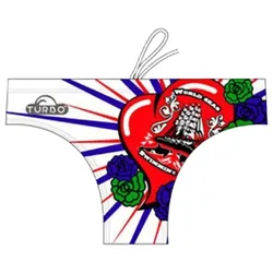 Heart Swimming Brief Multicoloured 4XL Men