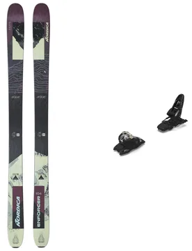 Packs (skis + fix) - Skis freeride - Pack Enforcer 104 2027 en Bois - Violet - Nordica - FashionsVida