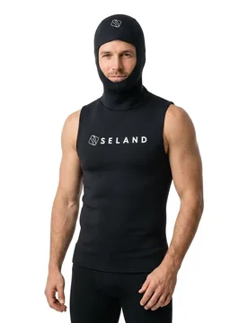 T-shirt Thermique Sans Manches Ajg Black M - Seland - FashionsVida
