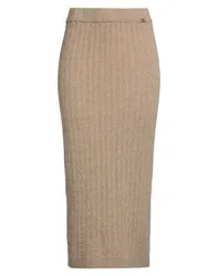 Midi-Rock Damen Beige M,XS Damen