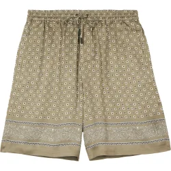 Pantalones de hombre cortos con estampado de bandana
