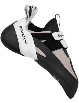 Chaussons d'escalade - Shaman 2S LV Deb Gray White - Taille 38 - Gris - Evolv - FashionsVida