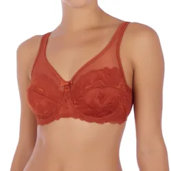 Ad008h4 Womens Non-Padded Underwire Bra - Orange - Size 34c