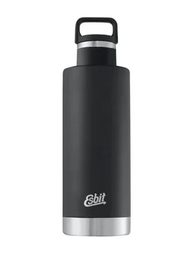 Isolierflasche Sculptor Standard Mouth 1 L schwarz Default Title adult - Esbit - FashionsVida
