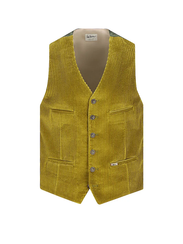 Gilet traditionnel LUSEBASTIAN olive 50 - LUIS TRENKER - FashionsVida