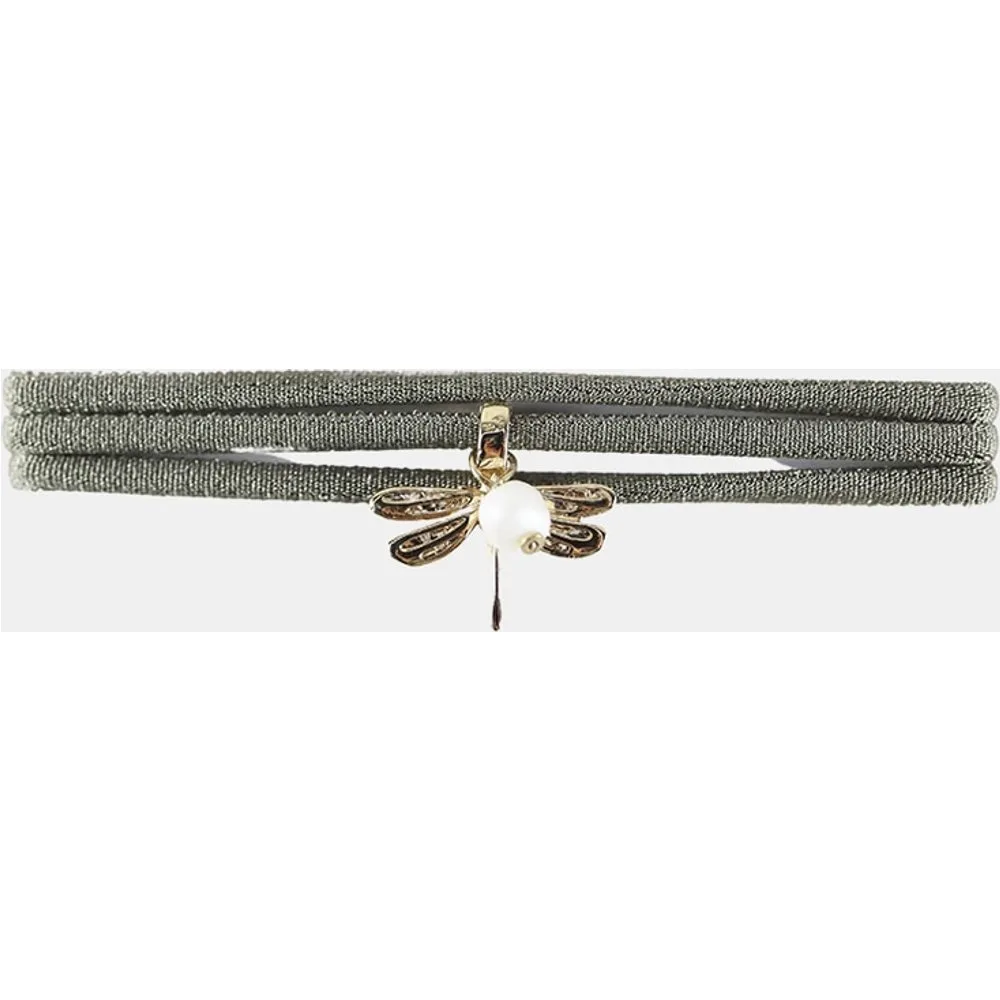 Collar Miz Libélula con perla de río - ÉMOLO - FashionsVida