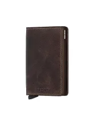 Geldbörse - Slimwallet Vintage chocolate braun damen