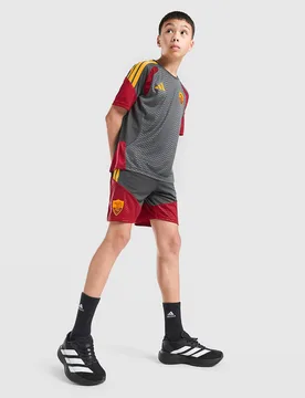 AS Roma Tiro 26 Training Shorts Junior - Grigio, grigio grigio Bambino taglia 13-14Y - Adidas - FashionsVida