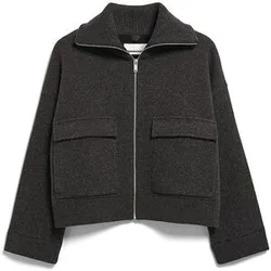 Giacca da donna Cotton-Wool Knit grigio S