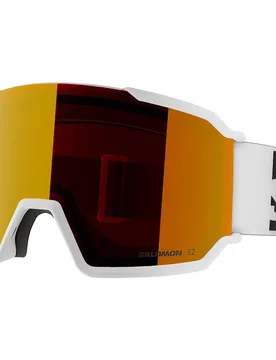 Masque De Ski S/view 3 White Mid Red/CAT2 Homme - Salomon - FashionsVida