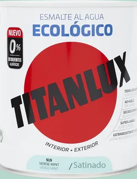 Esmalte Acrílico al Agua Ecológico Satinado 750 ml - Titanlux - FashionsVida