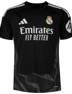 T-shirt à Manches Courtes Gardien De But Domicile Real Madrid 26/27 Black S - Adidas - FashionsVida