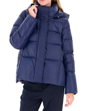 Piumino con cappuccio BLU AVIO 38 - Pennyblack - FashionsVida