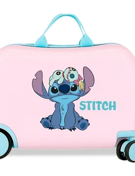 Maleta infantil 2 ruedas multidireccionales Stitch in the world con capacidad de 28L en - Disney - FashionsVida