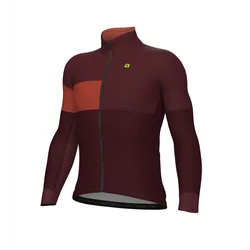 Giubbino invernale ciclismo idrorepellente PR-E GEOMETRIC bordeaux 2025