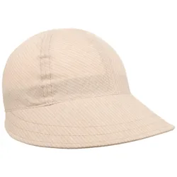 Lilly Stripes Linen Cotton Visor by - oatmeal - Damen - Size: One Size