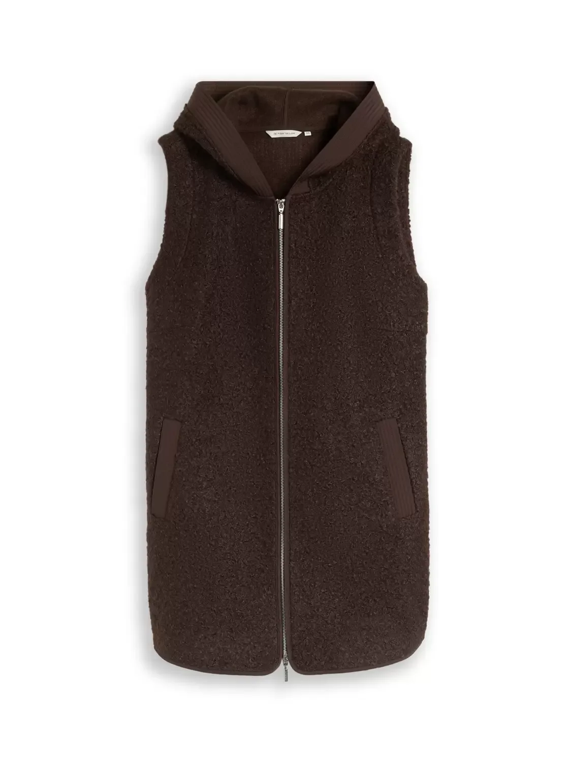 Sweatshirt long vest with hood female - 48 - FashionsVida