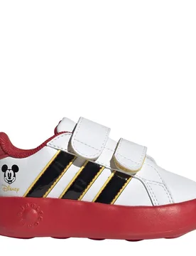 Boys Grand Court M In Ftwr White/core - Size Uk 7.5 Infant - Adidas - FashionsVida