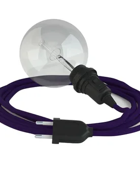 Cables Lampe Suspendue Pour Abat-jour Rm14 3 M Violet / Black One Size - Creative - FashionsVida