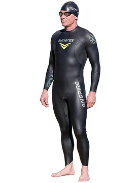 Enspire Fs Long Sleeve Neoprene Wetsuit Black S1 Men - Synergy - FashionsVida