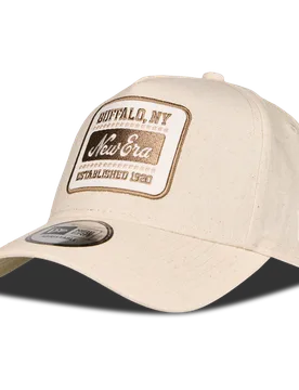 E-frame Closed Back Unisex Trucker - Beige - One Size - Baumwolle Beige One Size - New era - FashionsVida