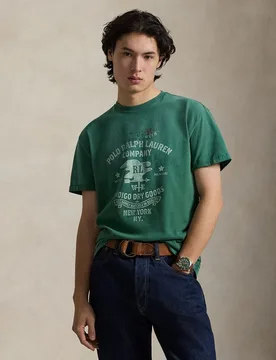 Camiseta de hombre de algodón de manga corta - Polo Ralph Lauren - FashionsVida