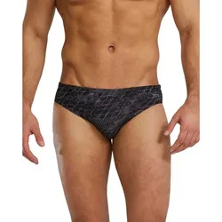 Durafast Elite Etch Swimming Brief Black / Steel 28 Men