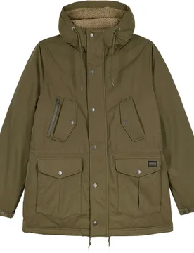 Parka imperméable doublée en sherpa - Starget 5K Parka Military - Taille M - Kaki - Volcom - FashionsVida