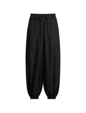 Pantalon large Harem en coton mélangé - Object - FashionsVida